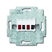 Gniazdo głośnikowe STEREO, 0248/04-101-500, biały alpejski | 2CKA000230A0464 ABB