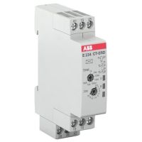 Przekaźnik czasowy, opóźnienie włączenia 0.05s-100h, 24-240V AC / 24-48V DC, 2C/O, CT-ERD.22 | 1SVR500100R0100 ABB