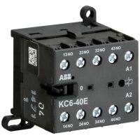 Stycznik pomocniczy AC-15 3A 4P (4NO), 24V DC, KC6-40E-01, zaciski śrubowe | GJH1213001R0401 ABB
