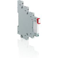 Przekaźnik interfejsowy z podstawą 250V 6A 1C/O (SPDT), 230V AC/DC, CR-S230VADC1CRS, zaciski śrubowe | 1SVR405541R7110 ABB
