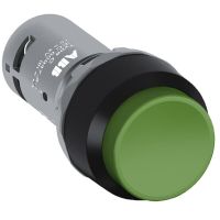 Przycisk monostabilny wypukły 1NO CP3-10G-10, zielony | 1SFA619102R1012 ABB