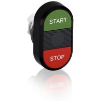 Przycisk podwójny, niepodświetlany START-STOP czarne pole MPD4-11B | 1SFA611133R1106 ABB