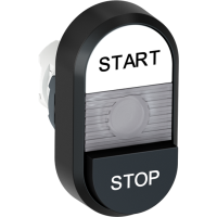Przycisk podwójny START-STOP przezroczyste pole podświetlany MPD19-11C | 1SFA611148R1108 ABB
