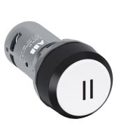 Przycisk monostabilny wklęsły 1NO1NC biały CP12-10W-11 | 1SFA619120R1075 ABB