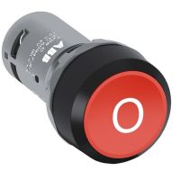 Przycisk monostabilny wklęsły 1NC czerwony CP13-10R-01 | 1SFA619130R1041 ABB