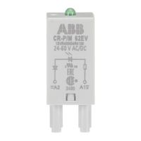 Moduł LED zielony z sygnalizacją zasilania cewki, 24-60V AC/DC, CR-P/M 62 EV | 1SVR405654R4100 ABB