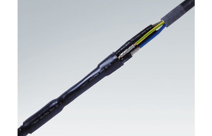 Mufa termokurczliwa przelotowa 0,6/1kV do kabli 4-żyłowych o izolacji polimerowej SMH4 1,5-16mm2 | 145249 Cellpack