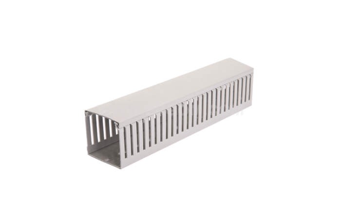 Korytko grzebieniowe drobnoperforowane KOPD 60X60/2 szare (2m) | E02KK-01010201201 Ergom