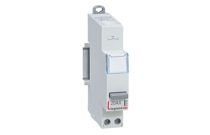 Łącznik przyciskowy monostabilny 1NO | 412908 Legrand