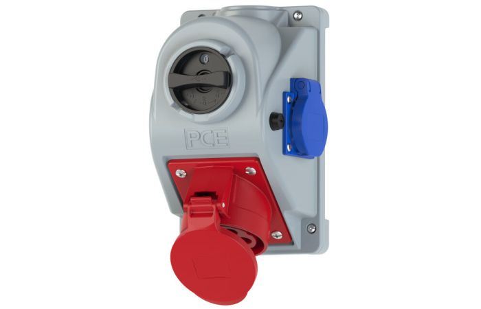 Gniazdo z wyłącznikiem Combopol WY:32/5 GSxTopik wyłącznik 0-1 IP44 | 96062541W PCE