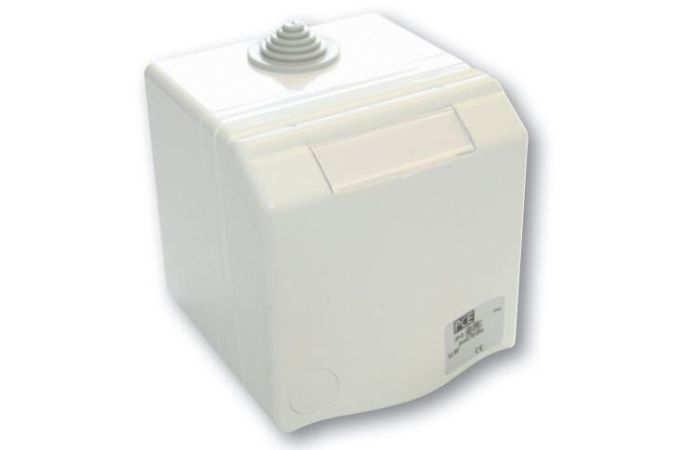 Gniazdo natynkowe przelotowe seria Design 16A 2P+Z 230V IP44 szare | 863108V PCE