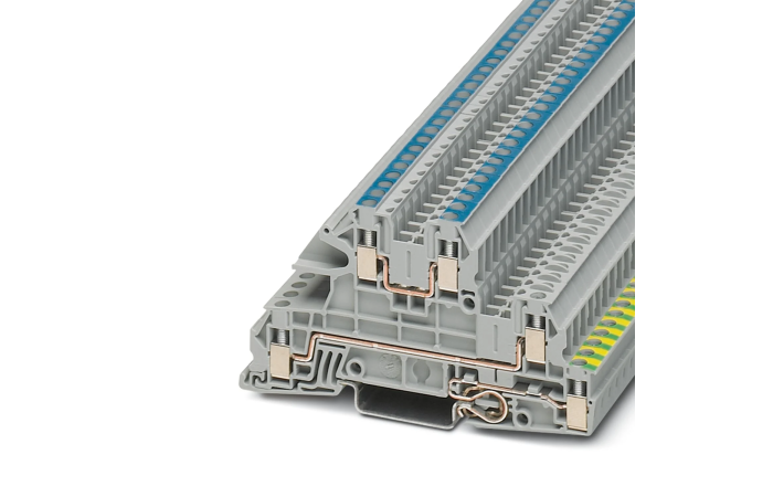Złącze instalacyjne do przewodów ochronnych UTI 2,5-PE/L/N, zielono-żółte (opak.50szt) | 3076030 Phoenix Contact