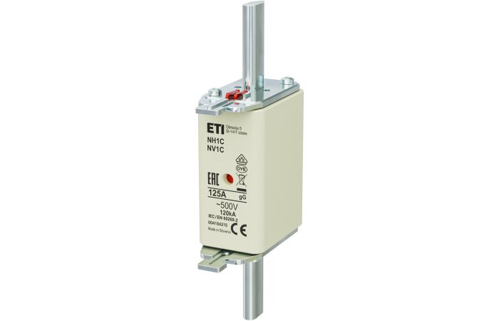 Wkładka bezpiecznikowa (topikowa) NH1C 125A gG 500V zwłoczna | 004184215 Eti