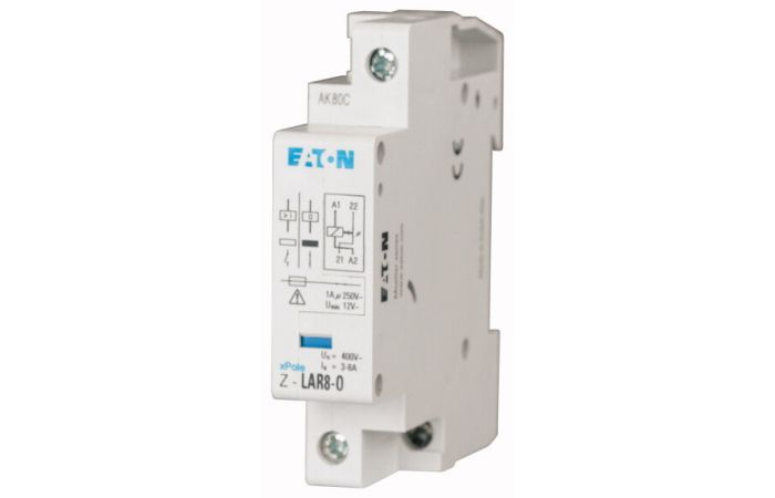 Przekaźnik odciążający, 250VAC, 1R, 3-8A, 1JC, 3-8A, Z-LAR8-O | 248256 Eaton
