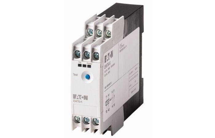 Termistorowe zabezpieczenie maszyn, 1Z1R, 24-240VAC/DC, bez blokady ponownego załączenia, EMT6-K | 269470 Eaton