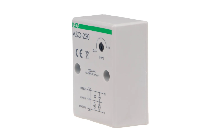Automat schodowy ASO-220 z przyłączem kablowym 230V/10A | ASO-220 F&F