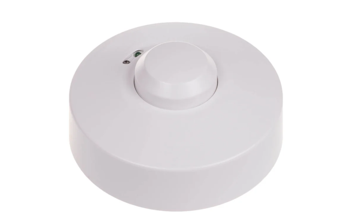 Czujnik ruchu mikrofalowy z funkcją czujnika obecności DRM-02 montaż na suficie IP40 180-253V | DRM-02 F&F