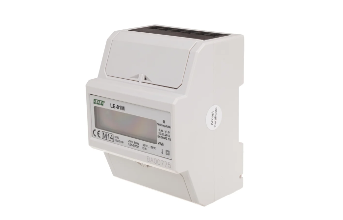 Licznik energii elektrycznej 1-fazowy 80A, MID | LE-01M F&F