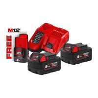 Zestaw akumulatorów M18NRG-502 | 4933459217 Milwaukee