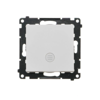 Łącznik schodowy z podświetleniem LED (moduł) 10AX 250V, szybkozłącza, Jasnoszary mat Simon 55 | TW6L.01/X/114 Kontakt Simon