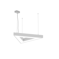 Oprawa zawieszana Geometric Triangle LED mały 36W 4000K 3720lm, szara | AG001.2211.840.A000 PXF Lighting