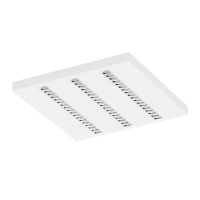 Oprawa rastrowa n/t Parabolic LED 40W 4000K 3x NT 600x600 4980lm, biała | BV001.1133.840.A000 PXF Lighting