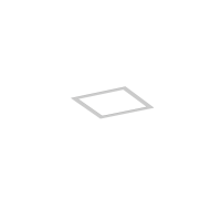 Oprawa wpuszczana Fuzo LED 240x240 17W 4000K OPAL 1780lm, szara | CY002.2211.840.A000 PXF Lighting