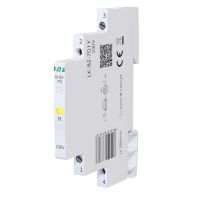 Lampka kontrolna zasilania z zabezpieczeniem 1/3S 1xLED ŻÓŁTA | LK-BZ-701Y F&F