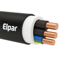 Kabel bezhalogenowy N2XH-J 3x6,0 0,6/1kV B2ca BĘBEN | 5901854434919 Elpar