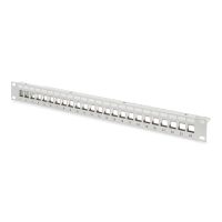 Patch-panel pusty 19 24x keystone 1U, szary (RAL 7035) | DN-91410 Assmann