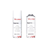 Środek chemiczny, emalia lakiernicza transparentna Plastic Spray 400ml | 124049 Cellpack