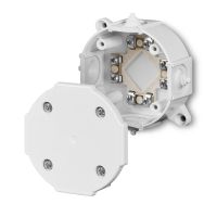 Puszka n/t 80x38 hermetyczna z wkładem 4x2,5mm2 IP41, biała P5 | 0212-00 Elektro-Plast Nasielsk