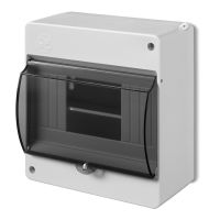 Obudowa n/t MINI S6 N+PE z szybą BD IP30 2306-01 | 2306-01 Elektro-Plast Nasielsk