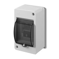Obudowa n/t z szybą, MINI S-3, IP30, dymny | 2303-01 Elektro-Plast Nasielsk