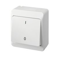Łącznik n/t 2-biegunowy z podświetleniem, IP44, brązowy, Hermes | 0343-06 Elektro-Plast Nasielsk