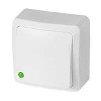 Łącznik n/t schodowy, IP20, biały, Berg | 3712-00 Elektro-Plast Nasielsk