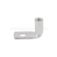 Końcówka rurowa kątowa K90R 10/6 przekrój: 10mm2, otwór pod śrubę M6 | E11KM-01040100200 Ergom