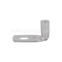 Końcówka rurowa kątowa K90R 10/8 przekrój: 10mm2, otwór pod śrubę M8 | E11KM-01040100300 Ergom