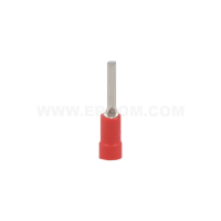 Końcówka kablowa igiełkowa izolowana Cu, KII 1-12 przekrój: 1,0mm2 dł. 12mm (opak 100szt) | E09KO-02040100300 Ergom