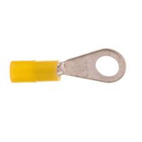 Końcówka oczkowa izolowana KOI 0,5/4, przekrój: 0,5mm2, otwór pod śrubę M4 (opak 100szt) | E09KO-02010100501 Ergom