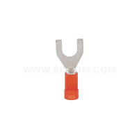 Końcówka kablowa widełkowa izolowana KWI 1/5 PC przekrój: 1,0mm2, otwór pod śrubę M5 (opak 100szt) | E09KO-02030300500 Ergom