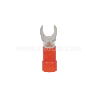 Końcówka kablowa widełkowa izolowana KWI 10/6 PC przekrój: 10mm2, otwór pod śrubę M6 | E09KO-02030302400 Ergom