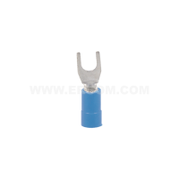 Końcówka kablowa widełkowa izolowana KWI 2,5/4 W przekrój: 2,5mm2, otwór pod śrubę M4 (opak 100szt) | E09KO-02030200400 Ergom