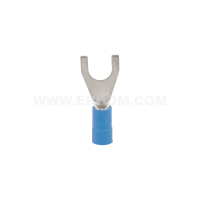Końcówka kablowa widełkowa izolowana KWI 2,5/6 przekrój: 2,5mm2, otwór pod śrubę M6 (opak 100szt) | E09KO-02030101900 Ergom