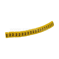 Oznacznik przewodów OZ-1/32 żółty (opak 100szt) | E04ZP-01020300200 Ergom
