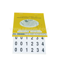 Oznaczniki samoprzylepne ZS 14X20/12V, białe (opak 360szt) | E04ZP-02030107100 Ergom