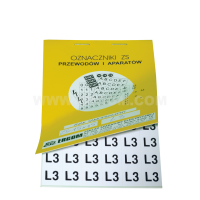 Oznaczniki samoprzylepne ZS 15 15/L1, białe (opak 480szt) | E04ZP-02030108400 Ergom