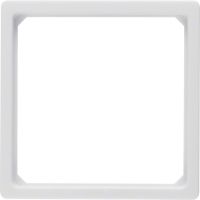 Pierścień przejściowy do płytki centralnej 50 x 50 mm, biały, aksamit, Q.x | 11096079 Hager