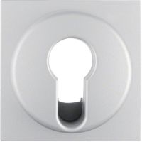 Płytka czołowa do łącznika na klucz, alu mat, lakierowany, B.Kwadrat/B.7 | 15071404 Hager