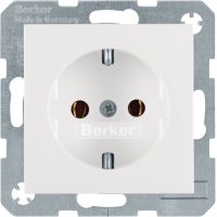 Gniazdo Schuko, biały, S.1/B.3/B.7 | 41431909 Hager